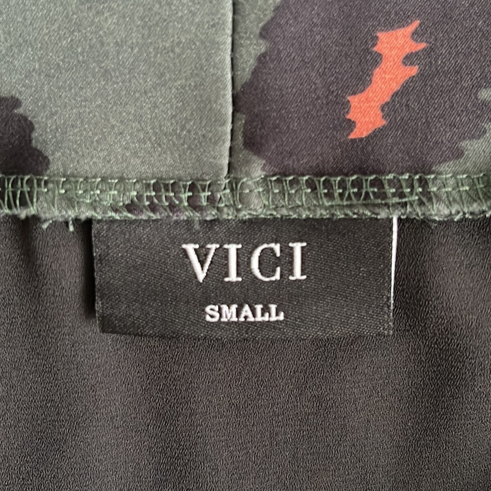 Vici Leopard Animal Print Wrap Midi Skirt Size S - Picture 6 of 12